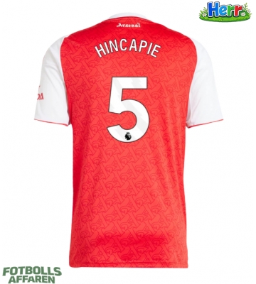Arsenal Piero Hincapie #5 Hemmatröja 2025-26 Kortärmad